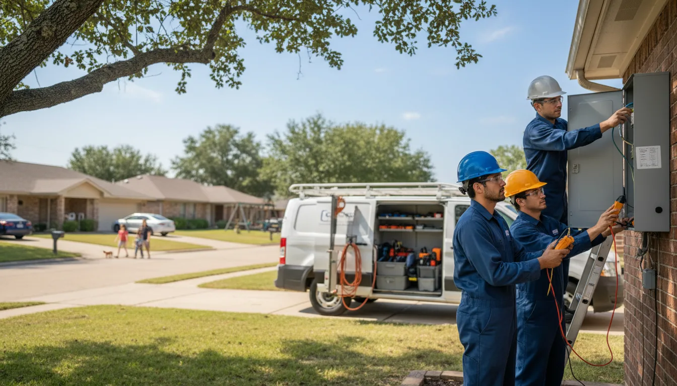 Certified electrician providing emergency electrical services in Wapella, IL